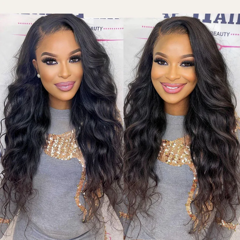 Loose Wave Silk Top Full Lace Wig Brazilian Remy Hair with Pre-Plucked Hairline and Baby Hair