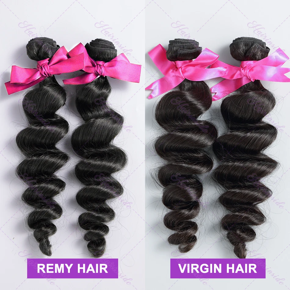 Loose Wave Indian Raw Virgin Human Hair Extensions, Unprocessed Water Curly Weft Bundles