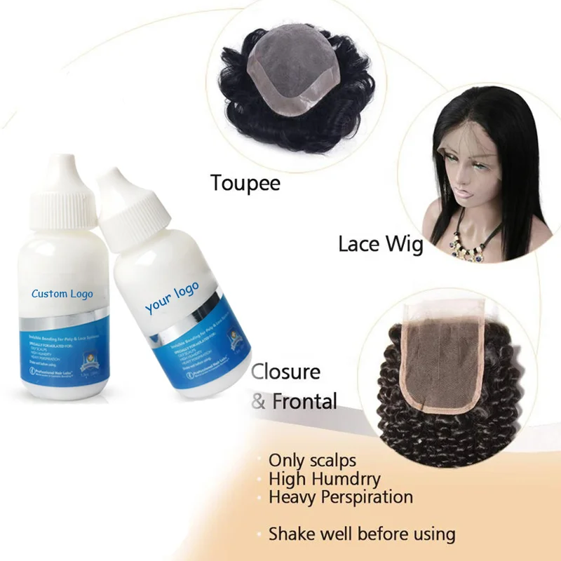 Extra Hold Lace Front Wig Glue, Waterproof Super Bonding Adhesive for Wig Caps, Hair Styling Tools