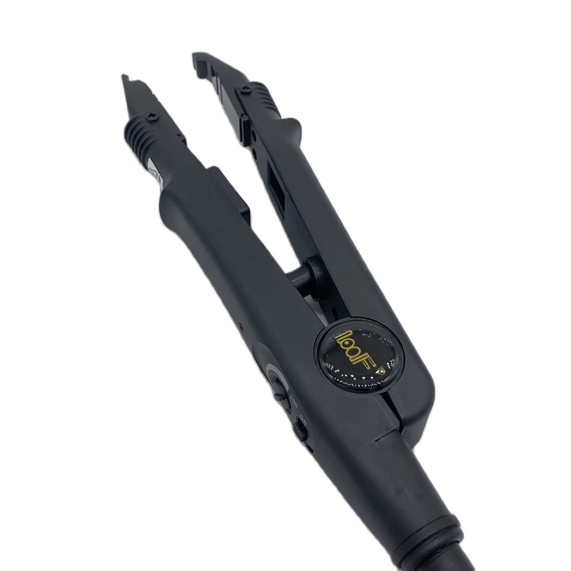 Temperature Controllable Hair Extension Fusion Iron Connector with A/B/C Tips, EU Plug