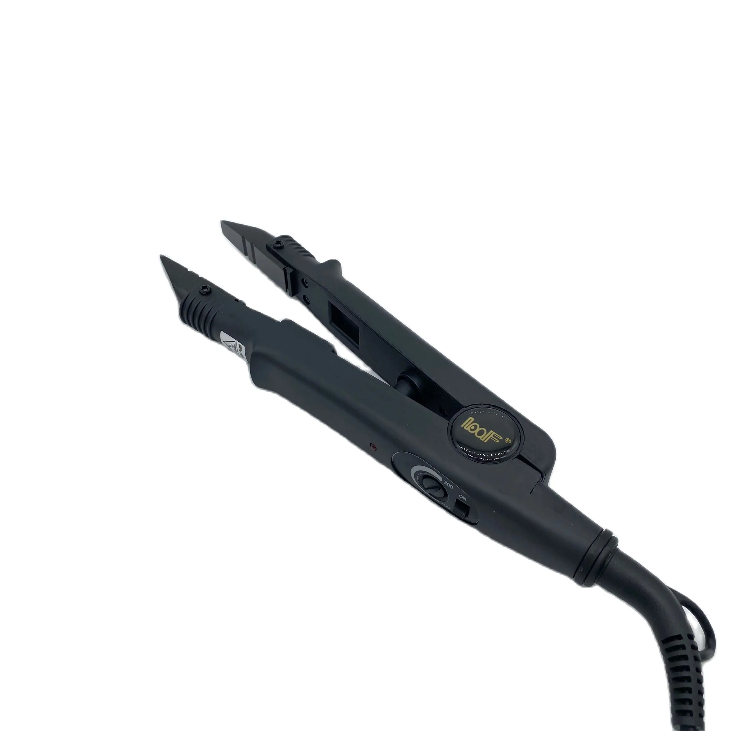 Temperature Controllable Hair Extension Fusion Iron Connector with A/B/C Tips, EU Plug