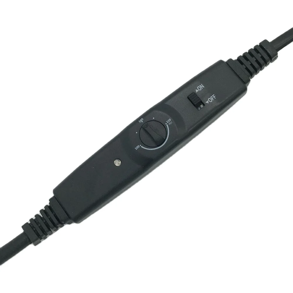 Quality Black Heat Hair Extension Connector Kit, Temperature Controllable 220°C Fast-Heating Iron