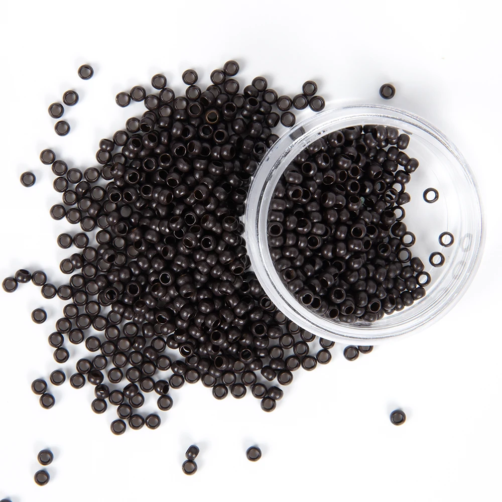 Micro Rings Beads for I-Tip Hair Extensions, Reinforced Hair Extension Tool