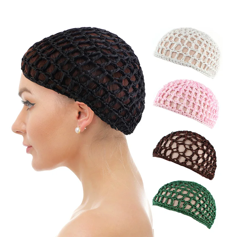 Women's Mesh Hair Net Wig Cap with Adjustable Strap, Ideal for Sleep or Chemo Use