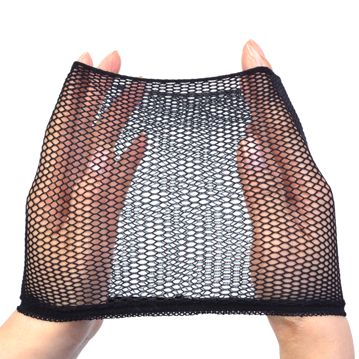 Open-Ended Mesh Wig Cap Hair Nets for Women, Pack of 2